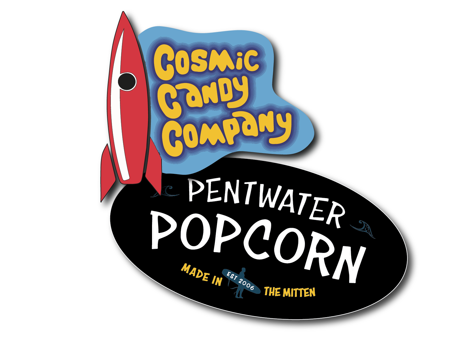 POPCORN Cosmic Candy Home of Pentwater Popcorn